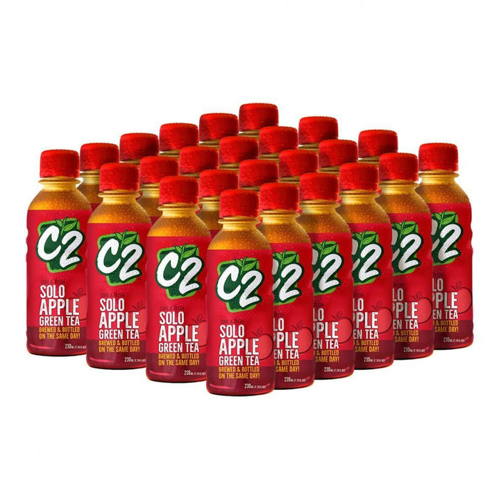 C2 Solo Apple Green Tea 24x230ml