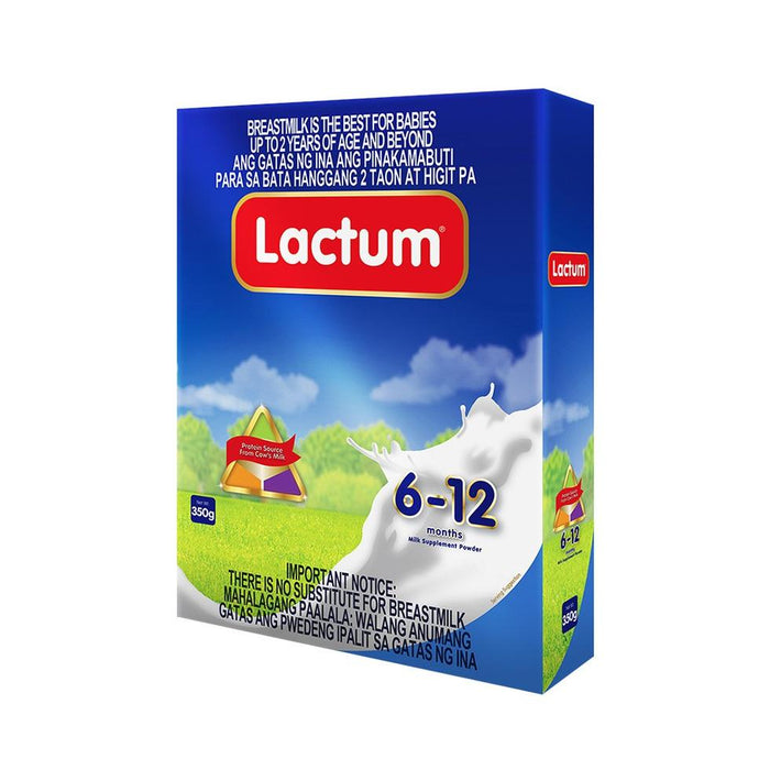 LACTUM 6-12 MOS FOLLOW-ON MILK PLAIN 350G