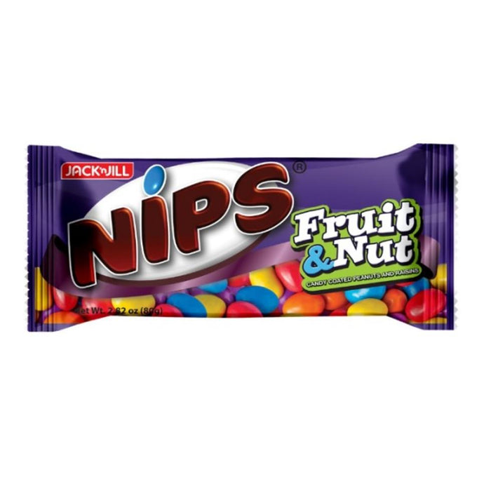 Nips Choco Fruit and Nut (Violet) 80g