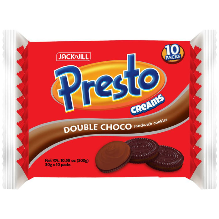 Presto Creams Double Choco 10x30g