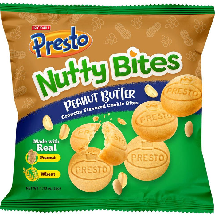 Presto Nutty Peanut Butter Bites 32g
