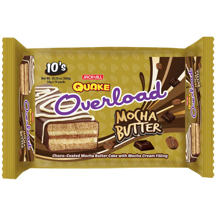 Quake Overload Mocha Butter 10x30g