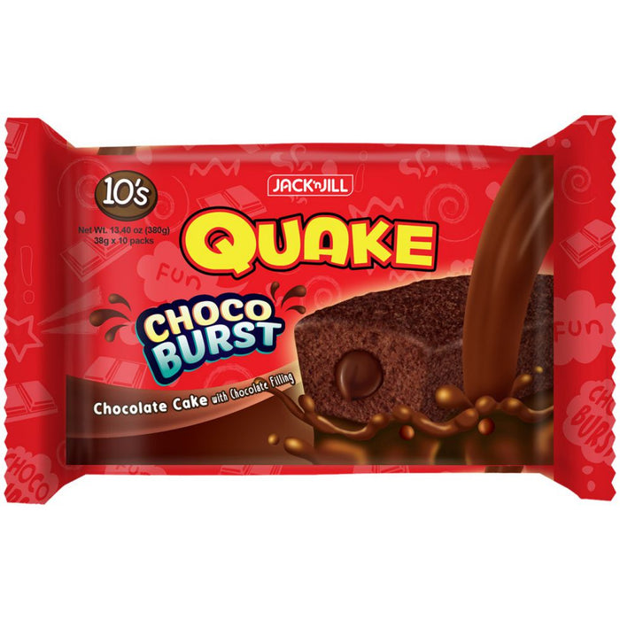 Quake Bars Chocolate 10x38g