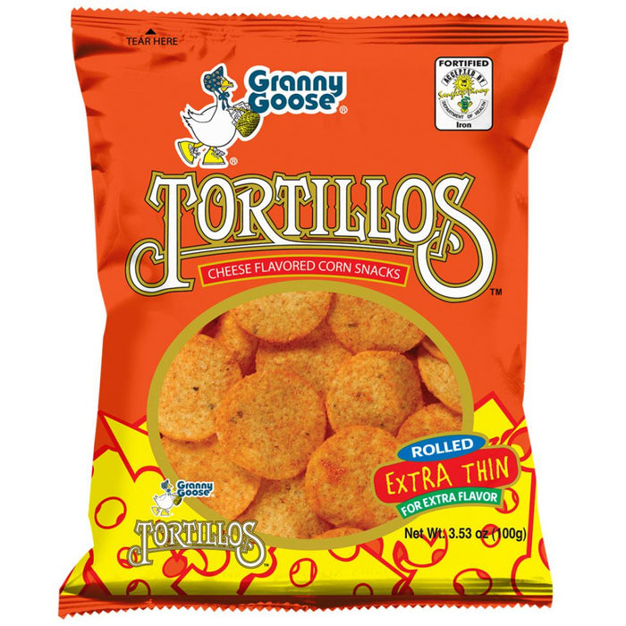 Granny Goose Tortillos Cheese 100g