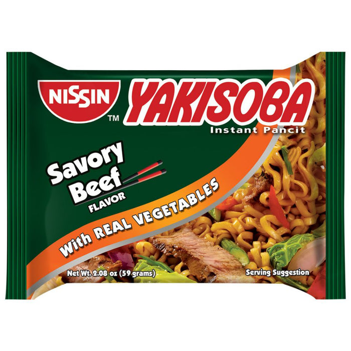 Nissin Yakisoba Savory Beef 59g
