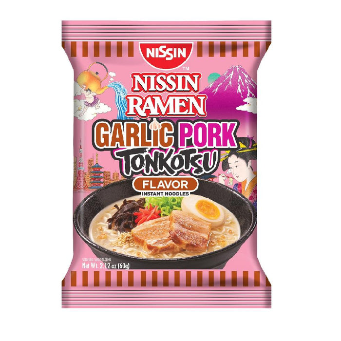 Nissin Ramen Garlic Pork Tonkatsu 60g