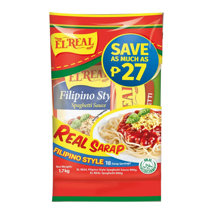El Real Spaghetti & Filipino Style Sauce 900g