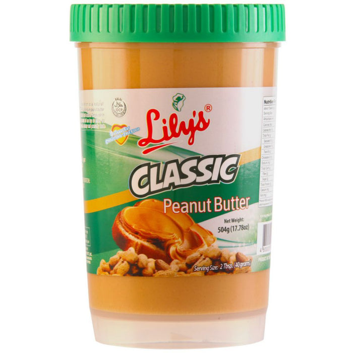 Lilyas Peanut Butter 504g