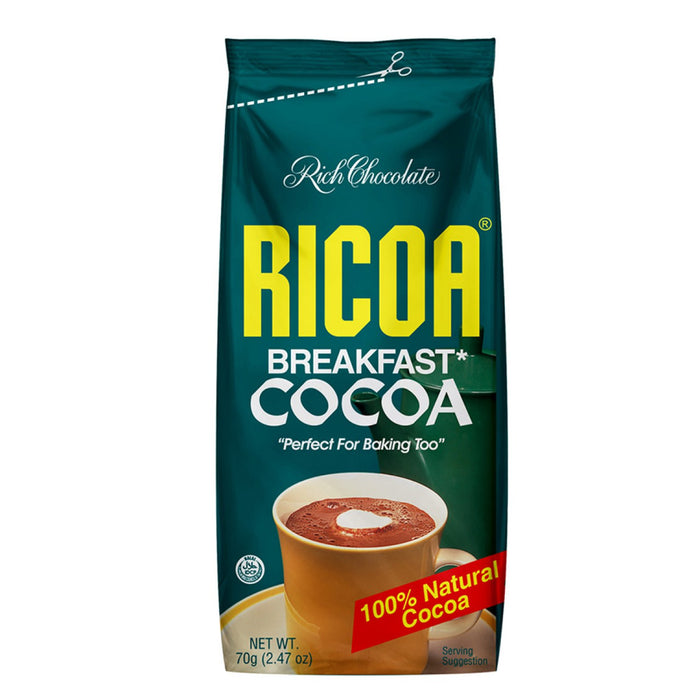 Ricoa Cocoa Breakfast Econo Pack 70g