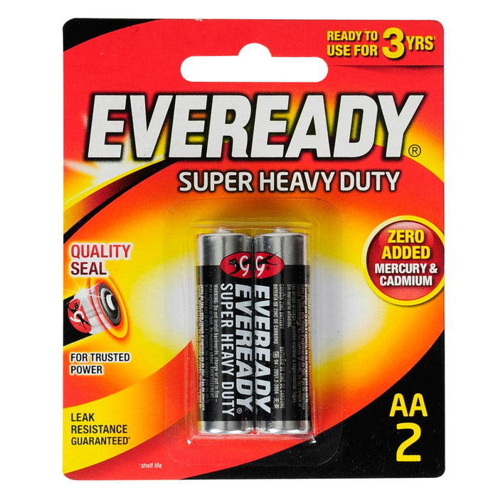 Eveready Battery Black AA 2as