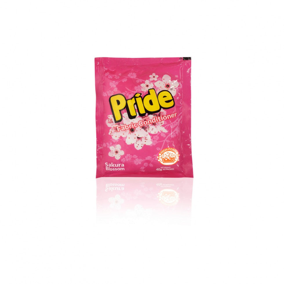 Pride Detergent Powder Sakura Blossom (Pink) 40g — Primo Mart