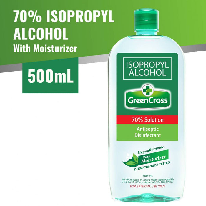 Green Cross Isopropyl Alcohol 70% w/ Moisturizer 500ml