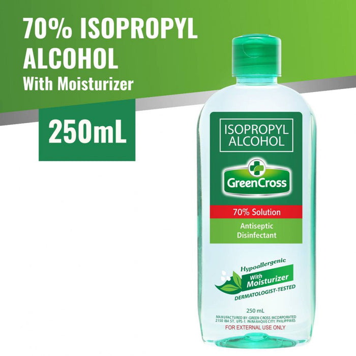 Green Cross Alcohol 70% w/ Moisturizer 250ml