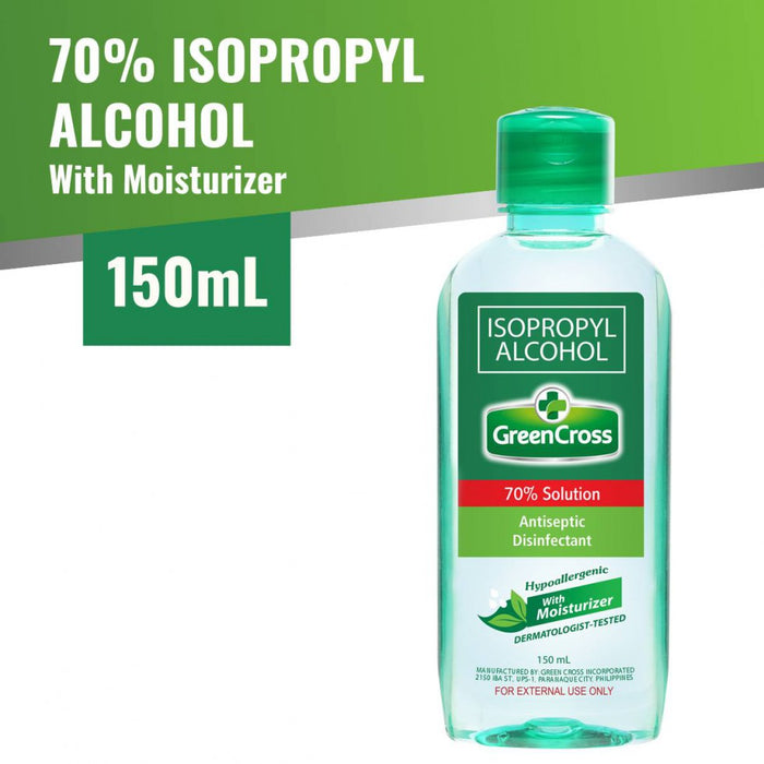 Green Cross Alcohol 70w/ Moisturizer 150ml