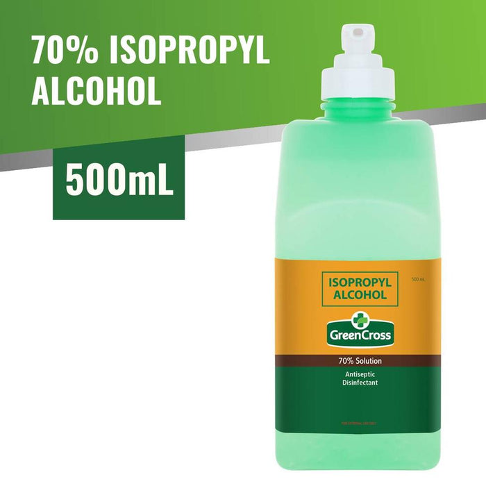 Green Cross Isopropyl Alcohol 70Solution Pump 500ml