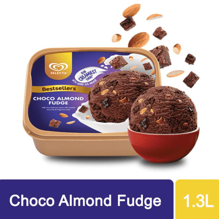 Selecta Choco Almond Fudge 1.3L