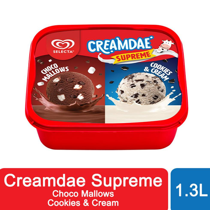 Selecta Creamdae 2in1 Choco Mallows Cookies n Cream 1.3L