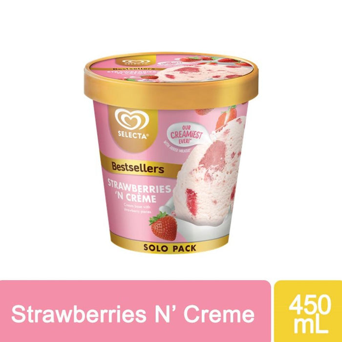 Selecta Strawberries and Cream  450ml