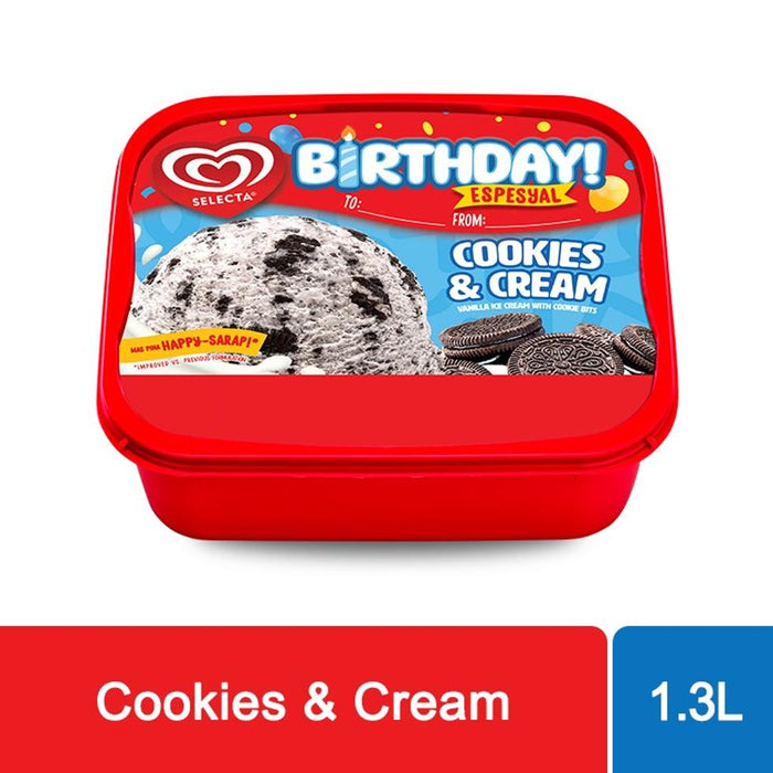 Selecta Birhtday Espesyal Cookies and Cream 1.3ml