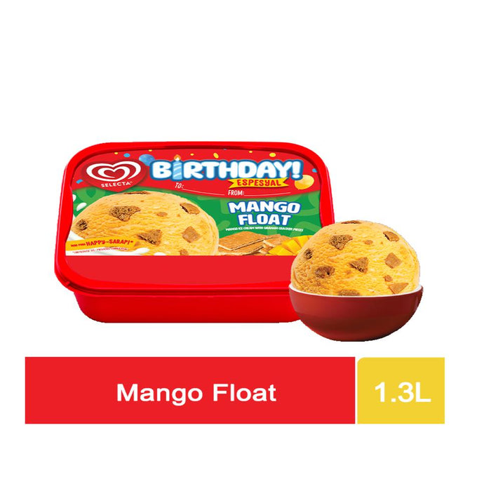 Selecta Birthday Ice Cream Espesyal Mango Float 1.3L