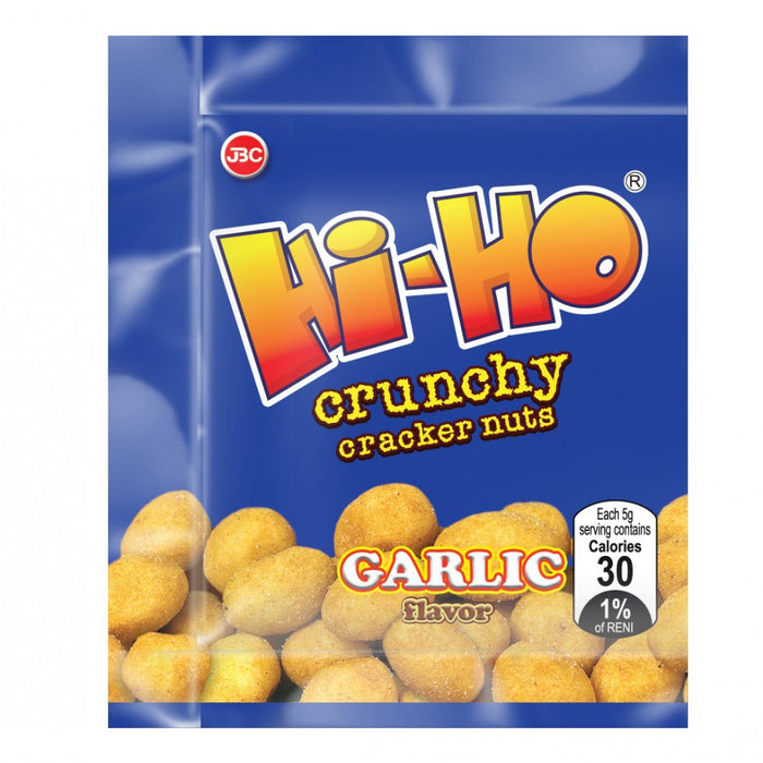 HiHo Cracker Nuts Garlic 20x5g