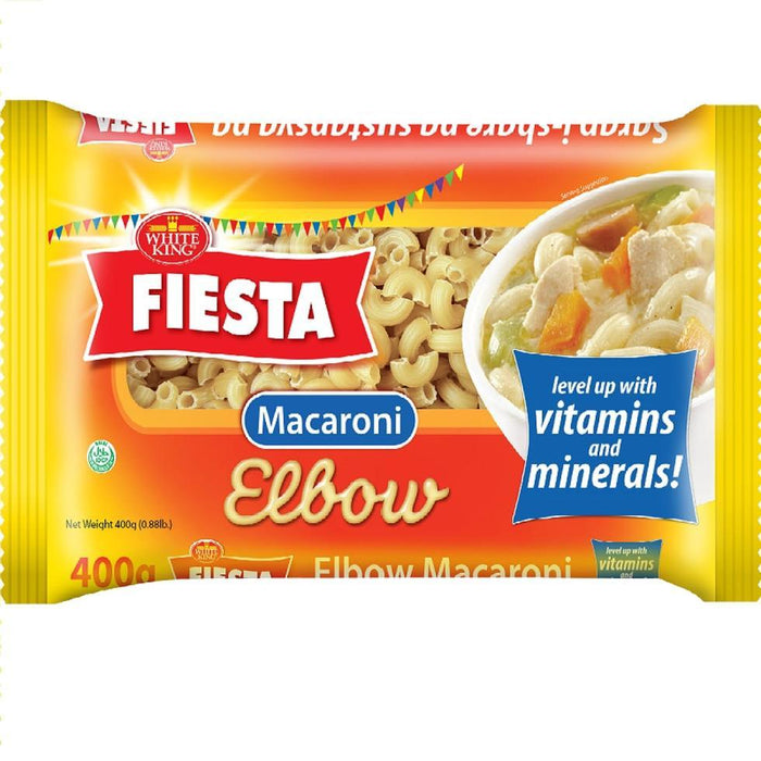 White King Fiesta Elbow Macaroni 400g