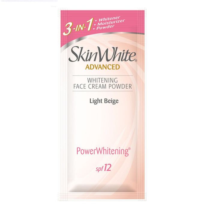 Skin White Powder Facial Light Beige 7g