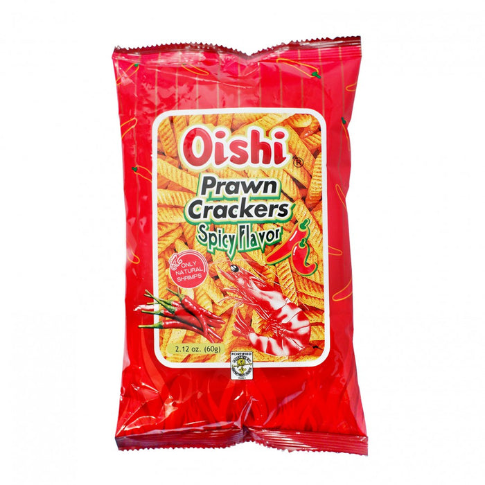 Oishi Prawn Crackers Spicy 60g