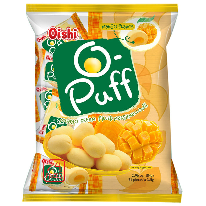 Oishi O-Puff Mango Cream 84g