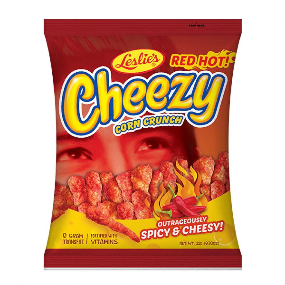 Chezza Snacks Cheezy Snacks Red Hot 22g — Primo Mart