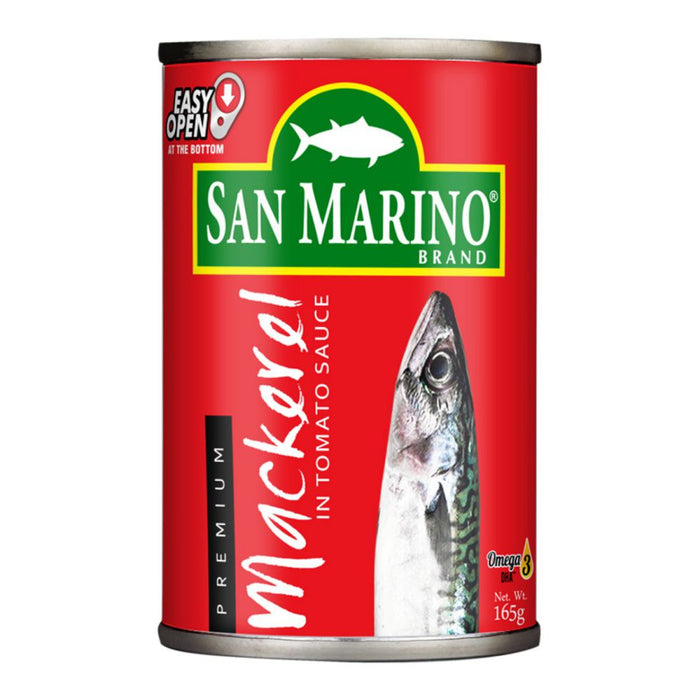 San Marino Mackerel Premium In Tomato Sauce 165g