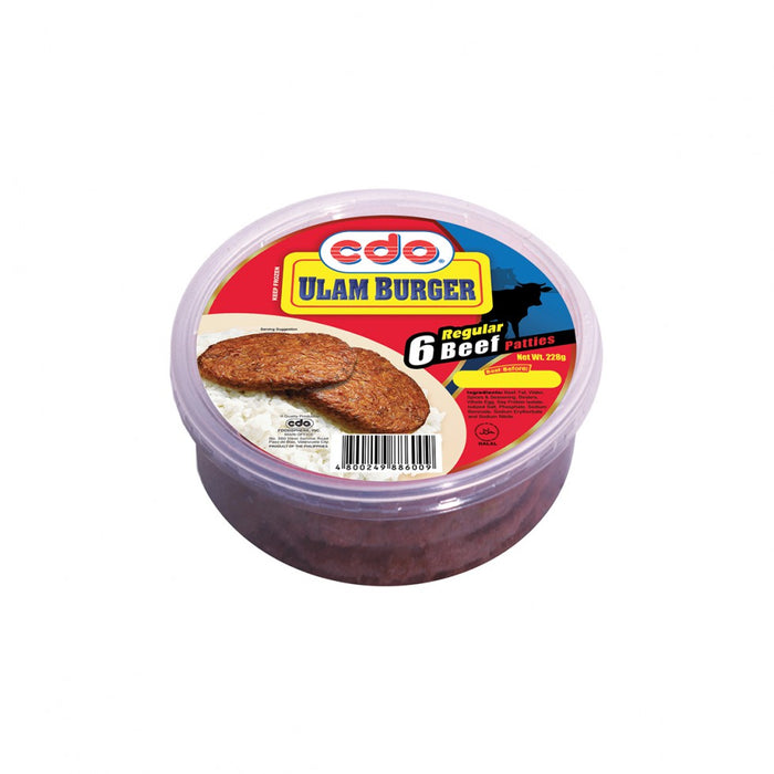 CDO Ulam Burger Regular 6pcs 228g