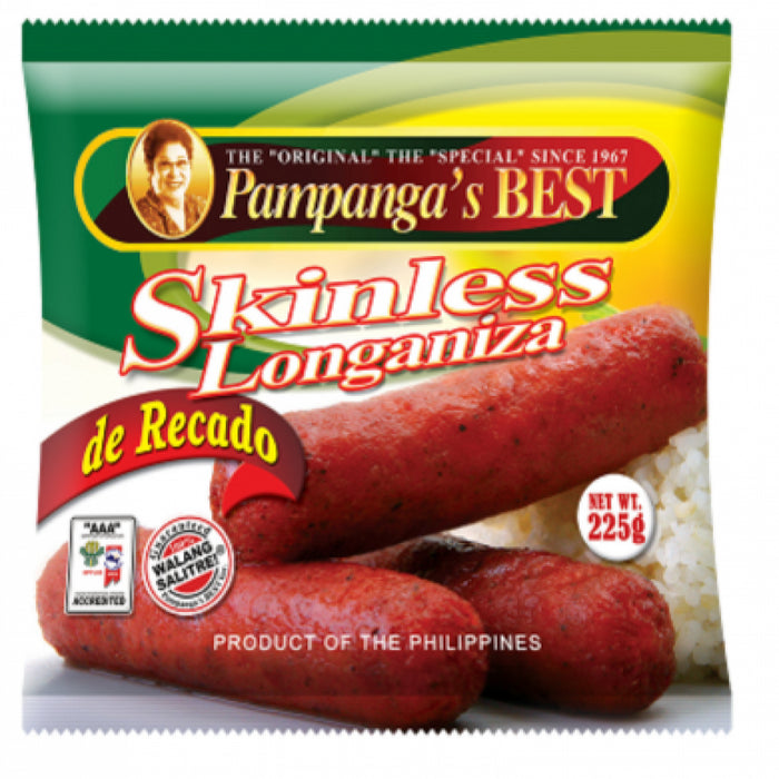 Pampangas Best Skinless Longaniza 225g