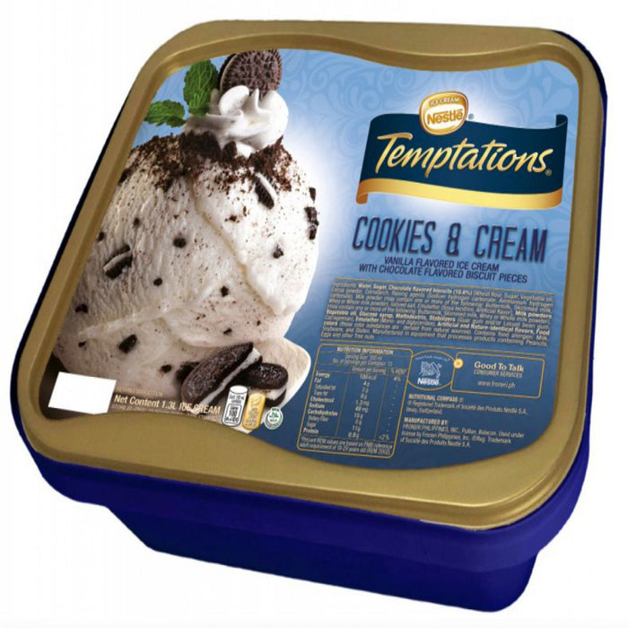 Temptation Cookies & Cream 1.3L