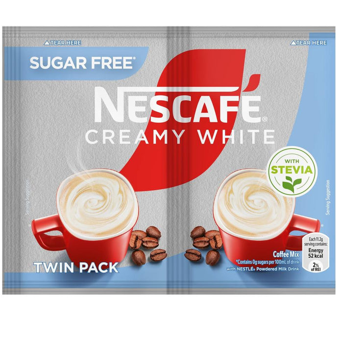 Nescafe Creamy White Twin Pack Sugar Free 23g