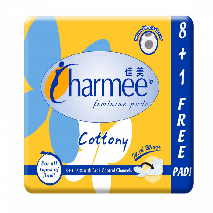 Charmee Sanitary Napkin All Flow w/ Wings 8 1's