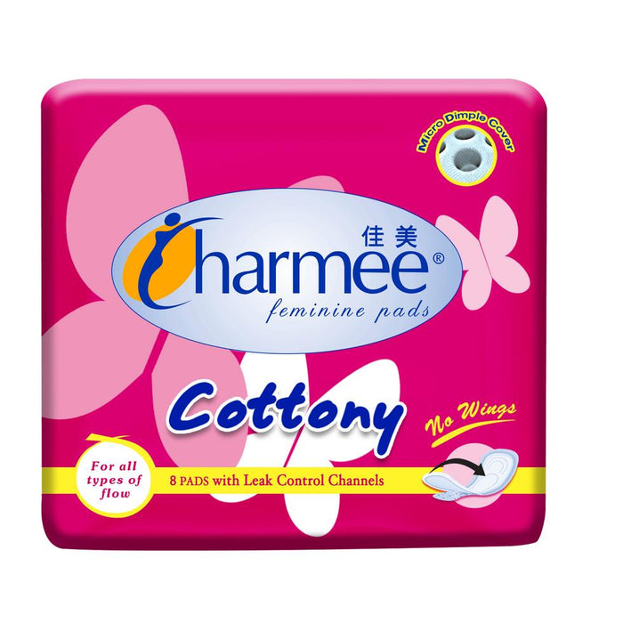 Charmee Sanitary Napkin All Flow NonWing 8as