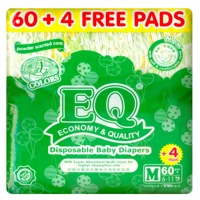 EQ Diaper Colors M 60+4s