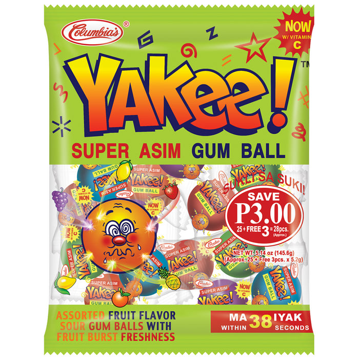 Yakee Super Asim Gum Ball 252