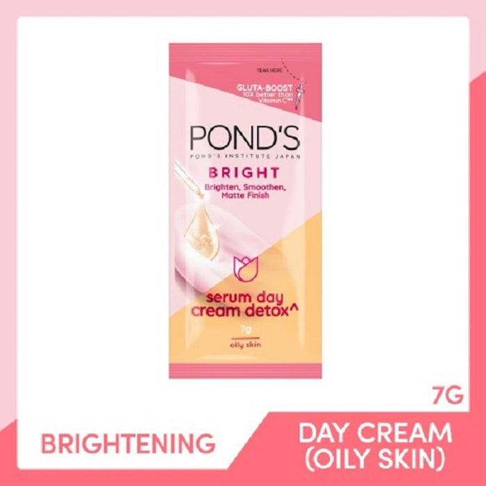 Ponds Bright Serum Day Cream Detox 7g