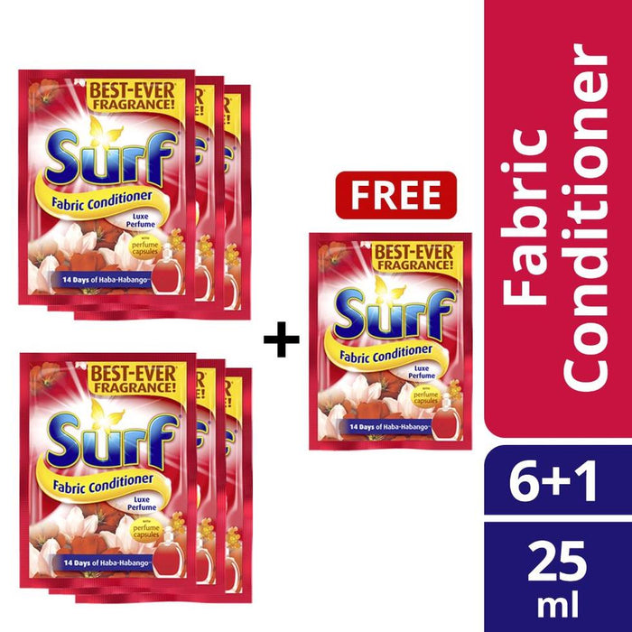 Surf Fabcon Luxe Perfume (Red) 25ml 6+1 -p