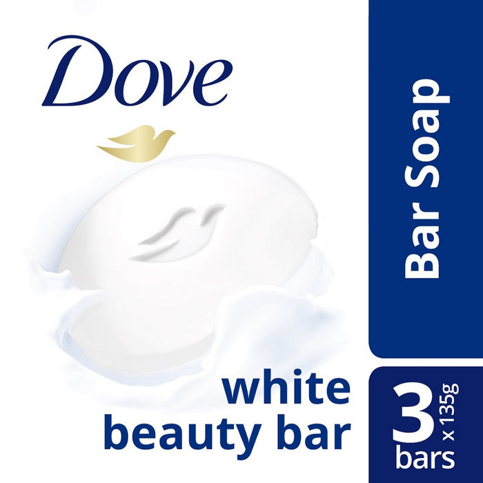 Dove White Beauty Bar 3x135g