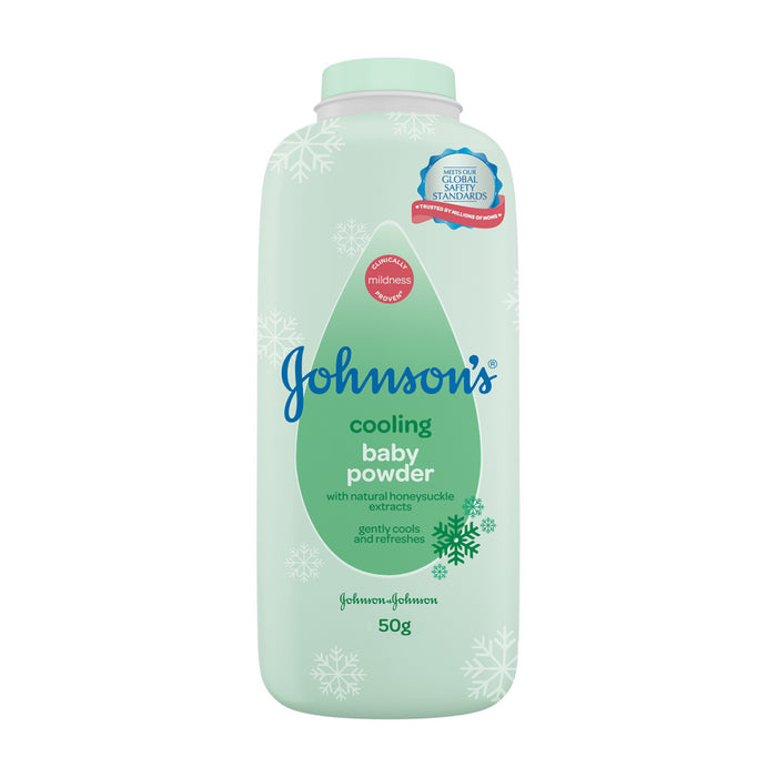 JohnsonsBbyPowderCoolGreen50g