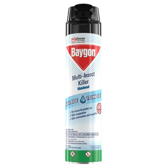 Baygon Multi Insect Killer Waterbased Aero 600ml