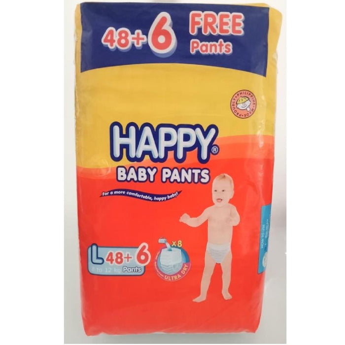 HAPPY DIAPER PANTS L 48S