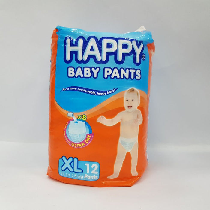 Happy Diaper Pants XL 12s