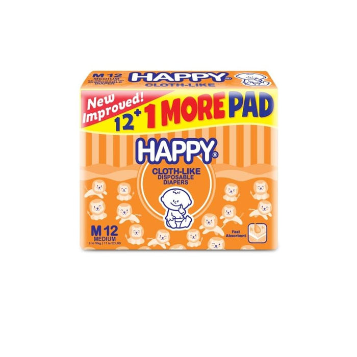 Happy Diaper M 12+1