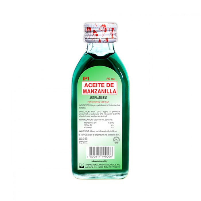 Ipi Manzanilla Oil 25ml