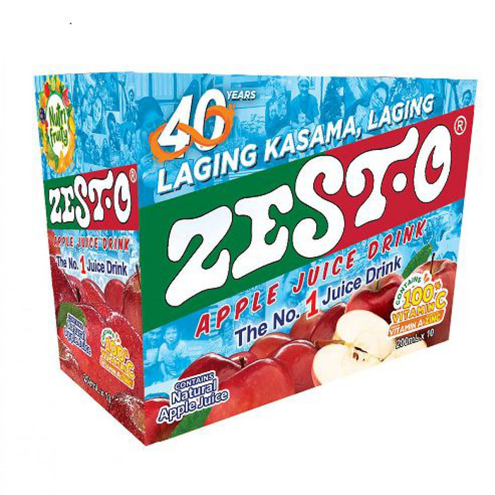 Zesto Apple Juice Drink 200ml case 10