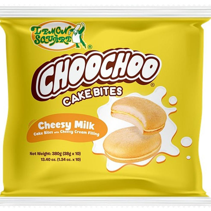 Lemon Square Choochoo Cake Bites Cheesy Milk 10x38g